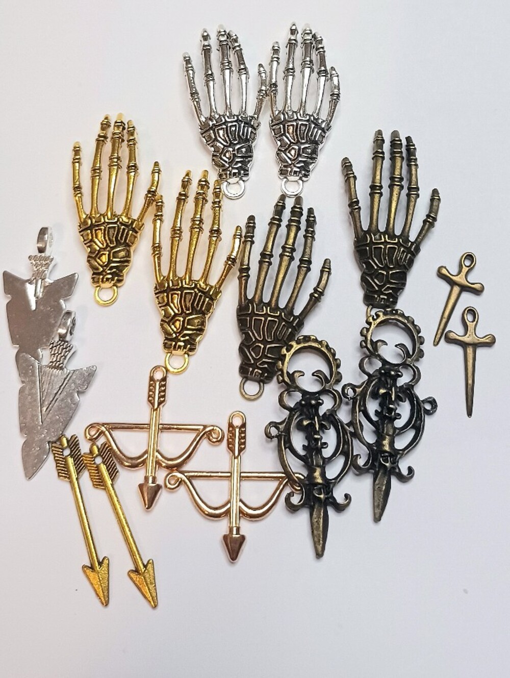 Halloween Charms Metal Mix